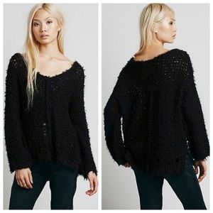 Free People Distressed Sweater